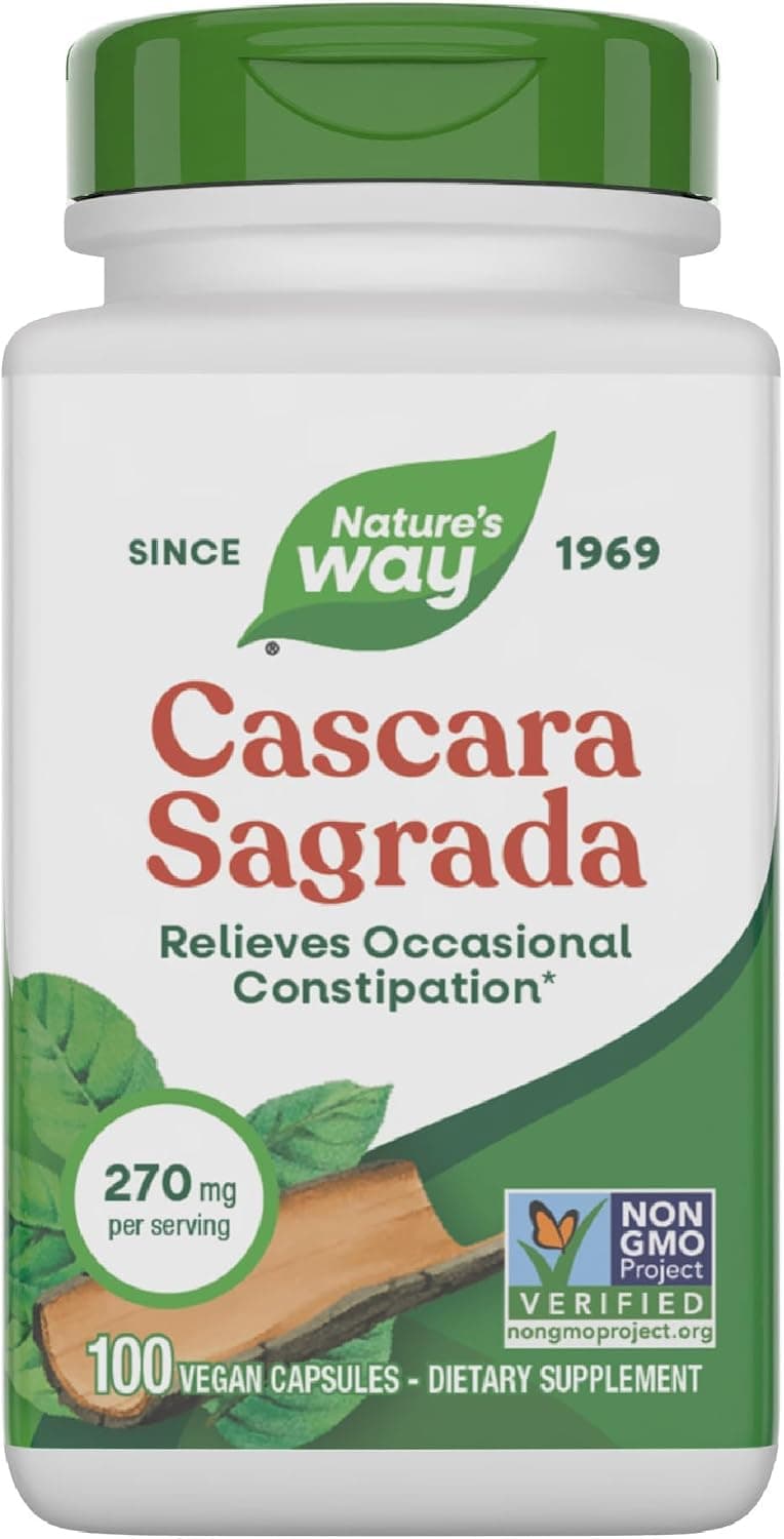 کپسول گیاهی Nature's Way Cascara Sagrada Bark 100 عددی کپسول گیاهی Nature's Way Cascara Sagrada Bark 100 عددی