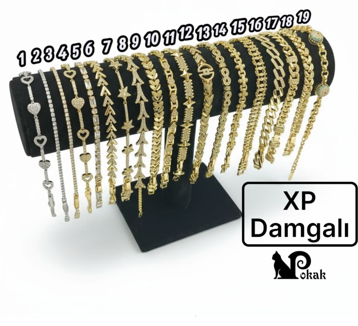 دستبند زنانه XUPING JEWELRY آبکاری طلای 14K مدل POKAK دستبند زنانه XUPING JEWELRY آبکاری طلای 14K مدل POKAK