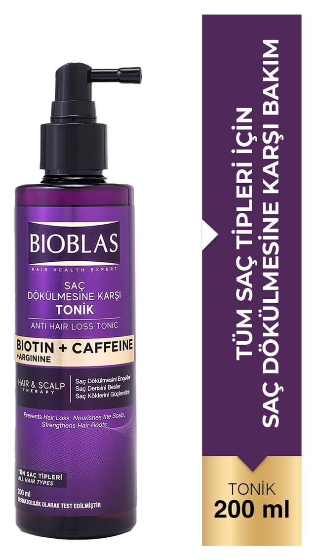 تونیک ضد ریزش مو Bioblas حاوی بیوتین و کافئین 200 ml تونیک ضد ریزش مو Bioblas حاوی بیوتین و کافئین 200 ml