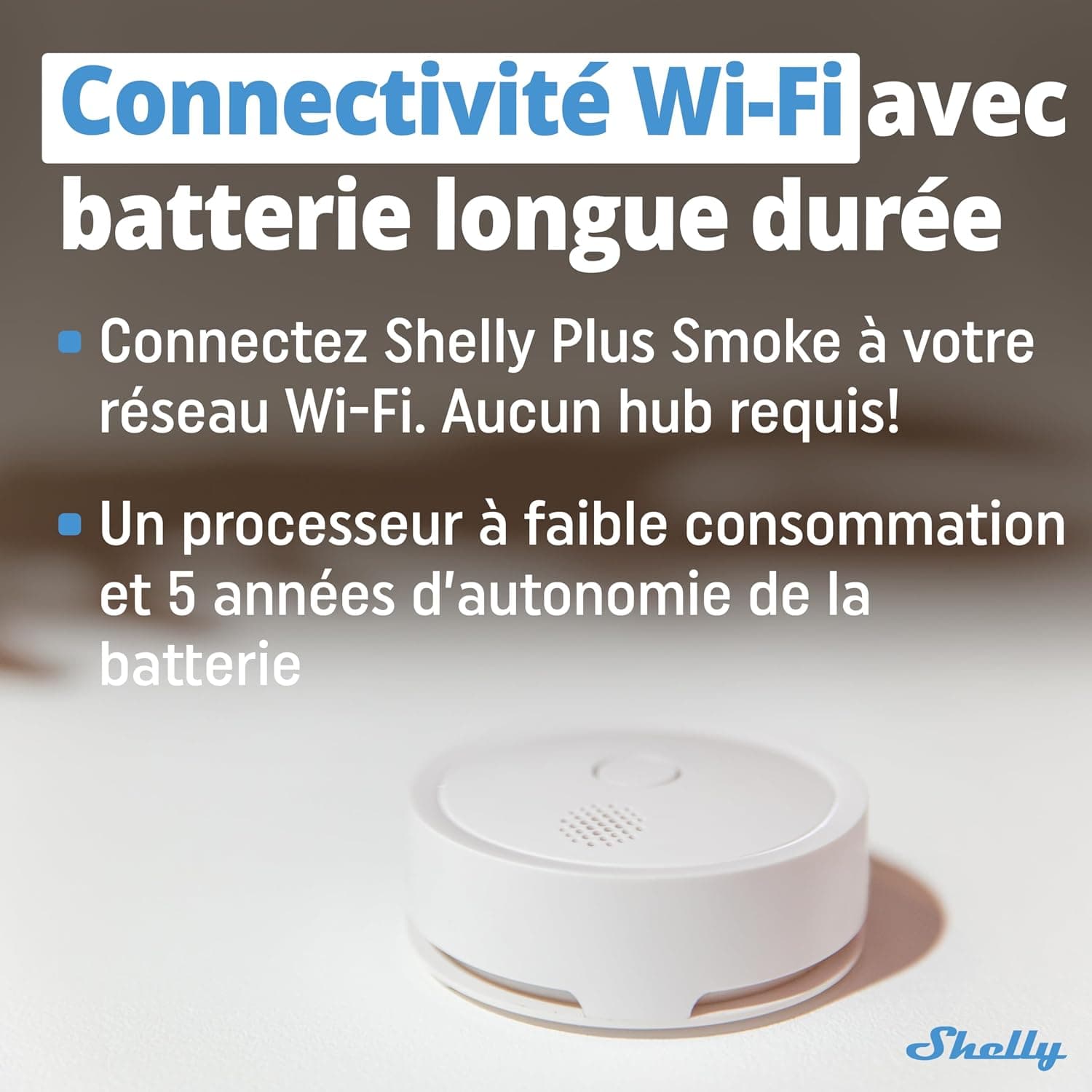 آشکارساز دود هوشمند Shelly Plus با Wi-Fi و Bluetooth، سازگار با Alexa و Google Home، هشدار صوتی و نوری آشکارساز دود هوشمند Shelly Plus با Wi-Fi و Bluetooth، سازگار با Alexa و Google Home، هشدار صوتی و نوری