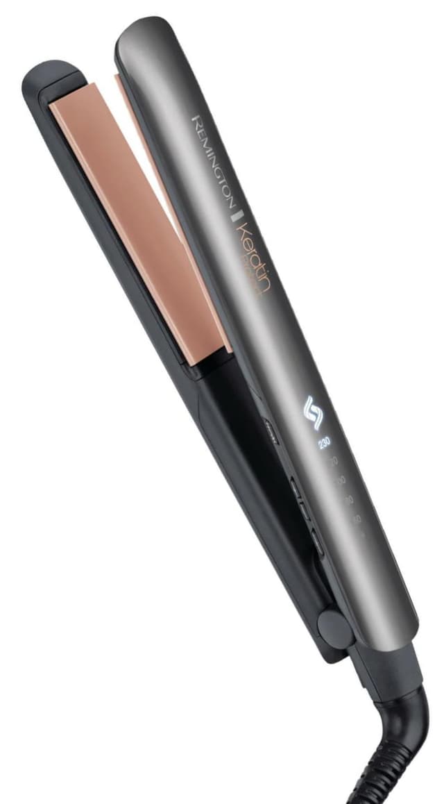 اتو موی هوشمند Remington Keratin Protect سرامیکی با کراتین و روغن بادام مدل S8598 اتو موی هوشمند Remington Keratin Protect سرامیکی با کراتین و روغن بادام مدل S8598