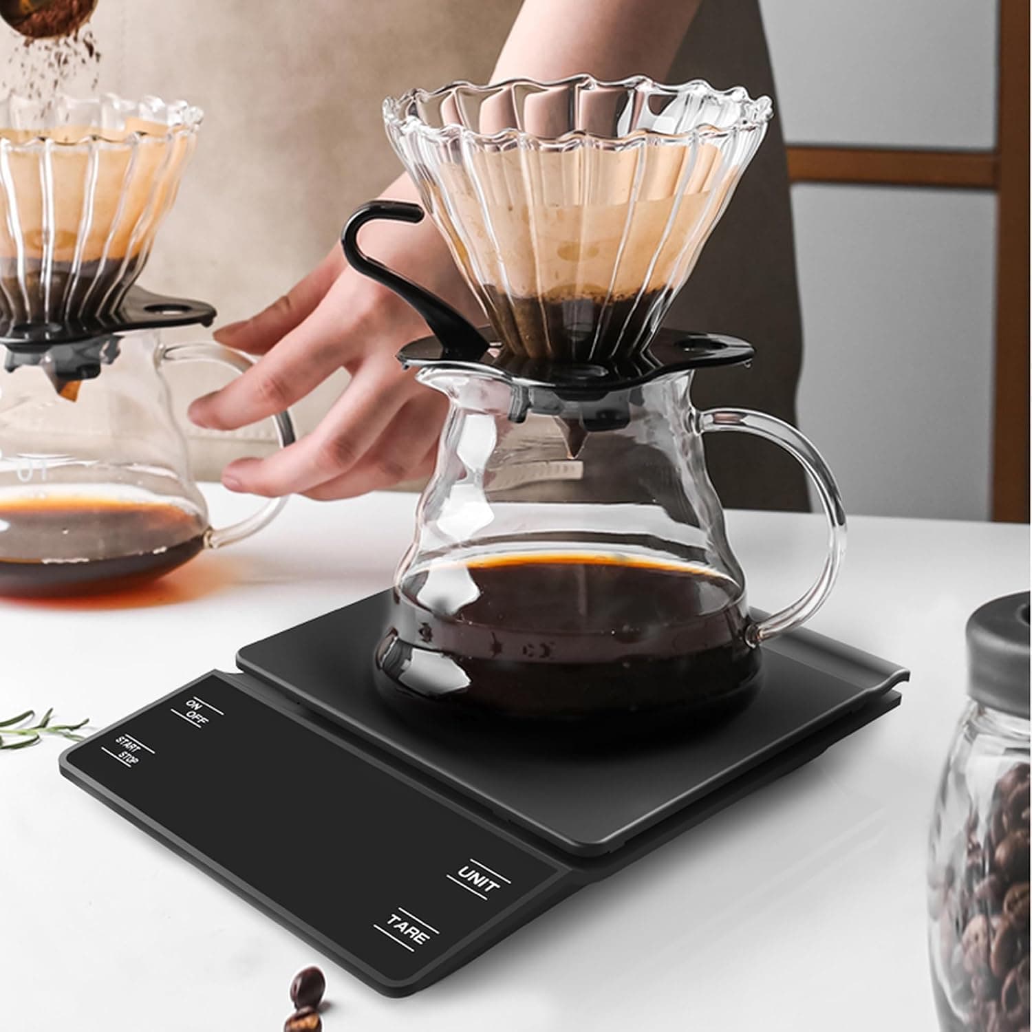 ترازوی قهوه Nkove با تایمر و دقت 0.1g ترازوی قهوه Nkove با تایمر و دقت 0.1g