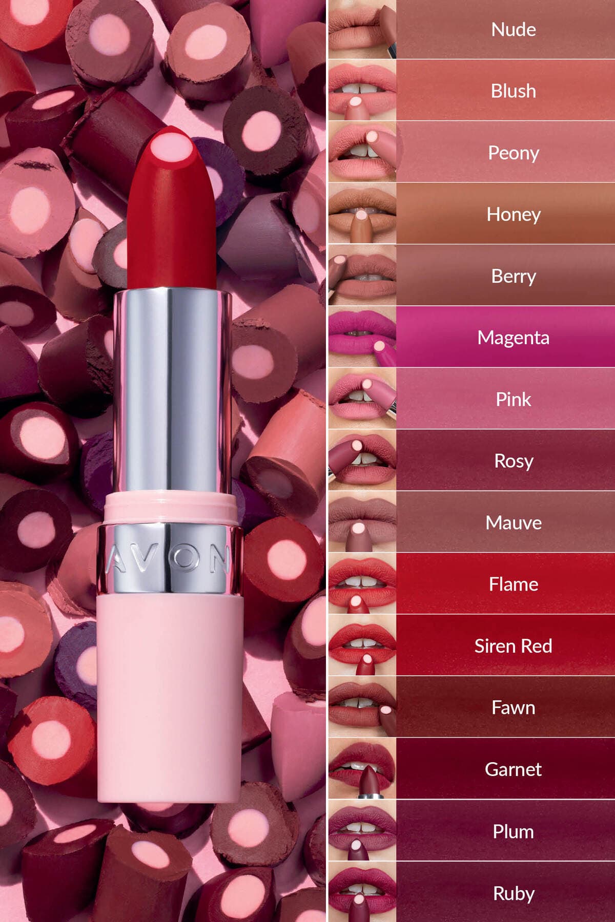 رژ لب Avon Hydramatic مات مجنتا رژ لب Avon Hydramatic مات مجنتا