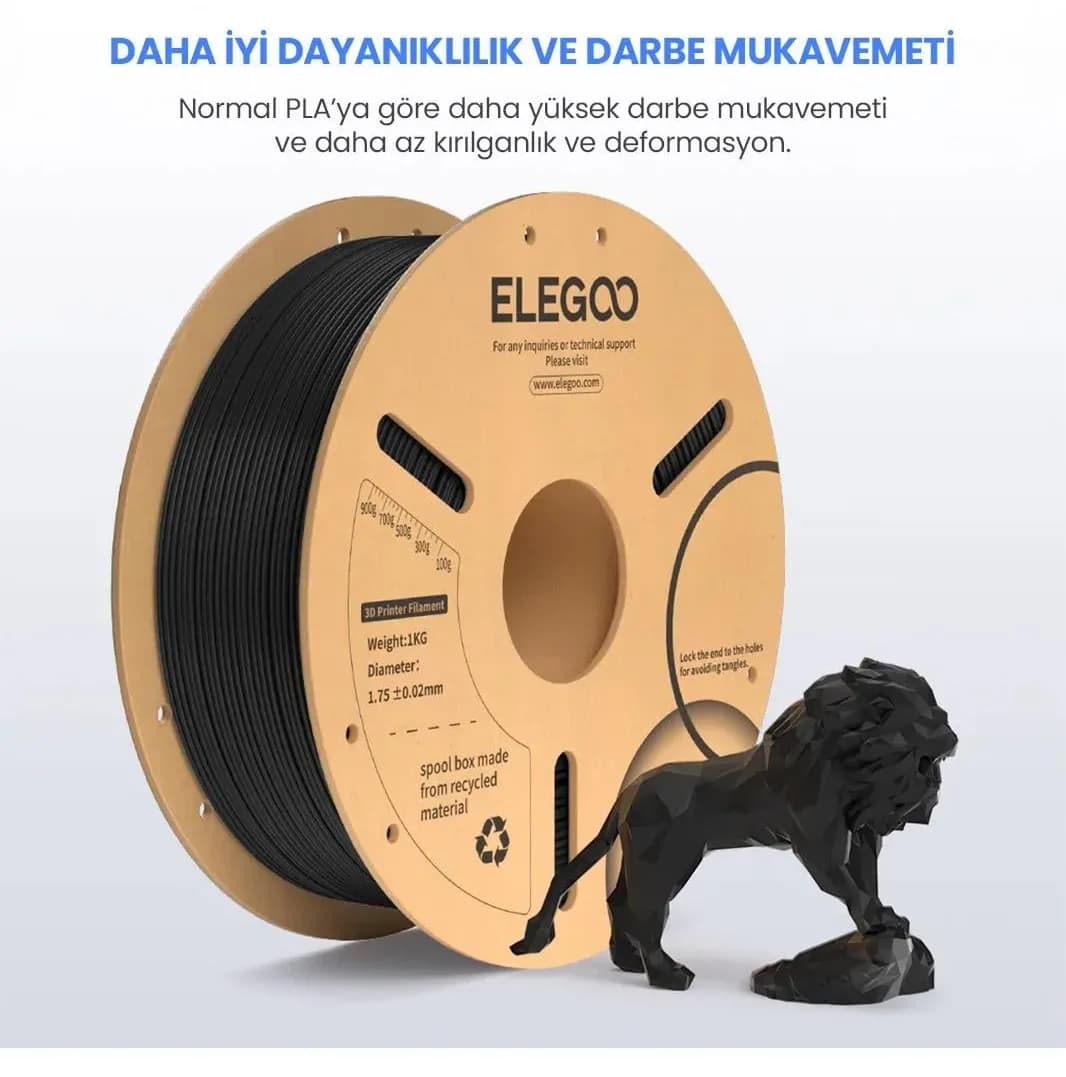 فیلامنت ELEGOO بنفش PLA+ فیلامنت ELEGOO بنفش PLA+