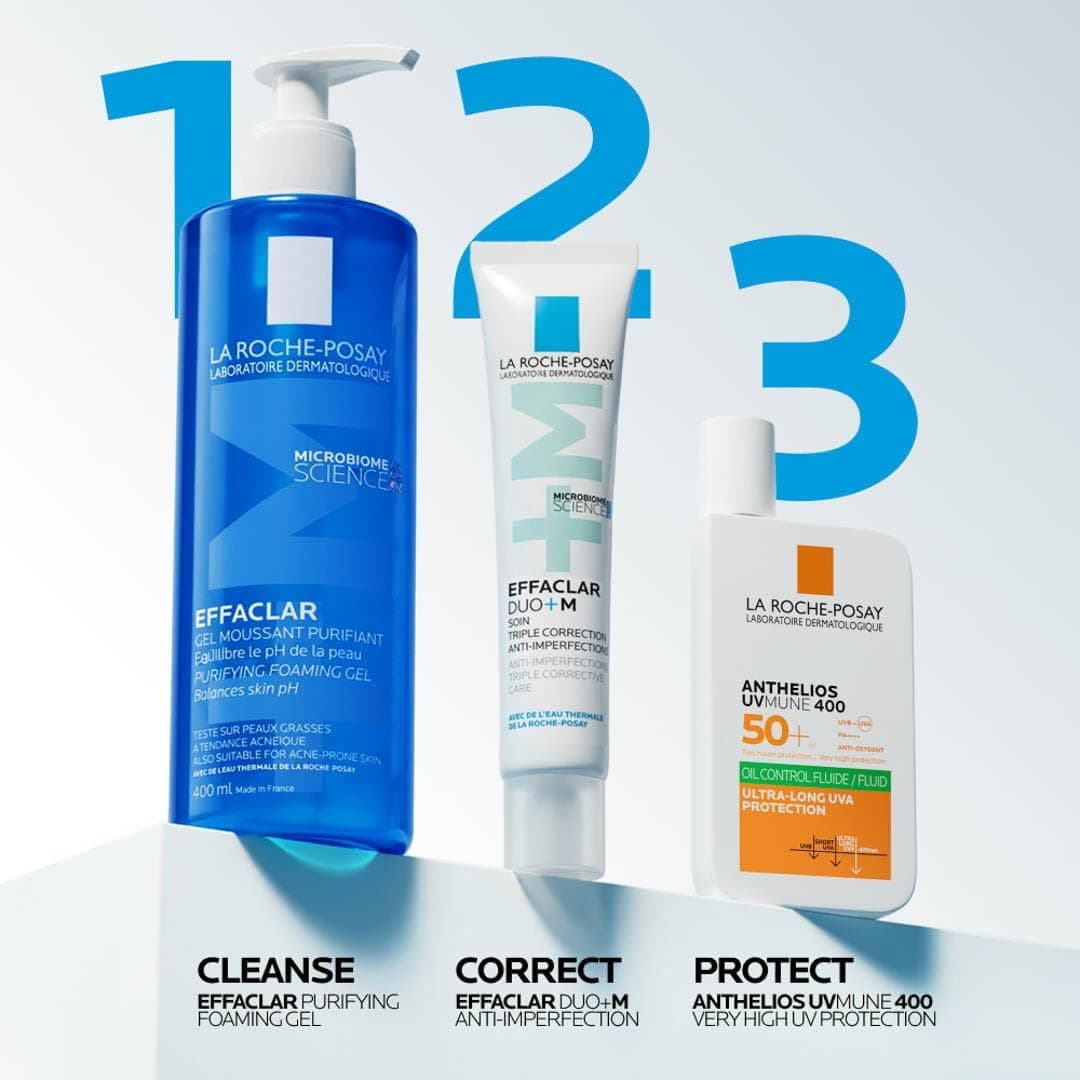 ژل پاککننده پوست چرب و حساس La Roche Posay Effaclar 400ml ژل پاککننده پوست چرب و حساس La Roche Posay Effaclar 400ml