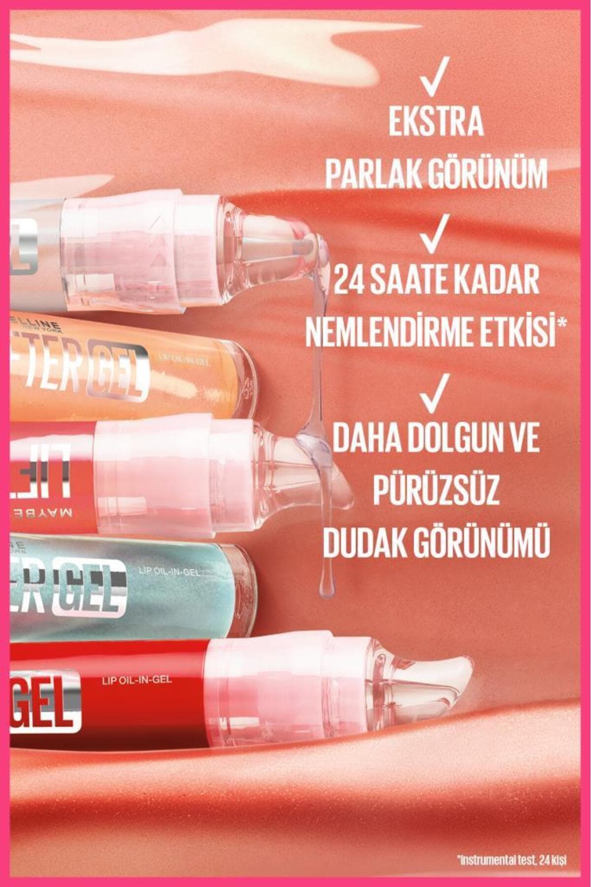 برق لب براق و مرطوبکننده Maybelline New York مدل Lifter Gel -06 Strawberry Shake برق لب براق و مرطوبکننده Maybelline New York مدل Lifter Gel -06 Strawberry Shake