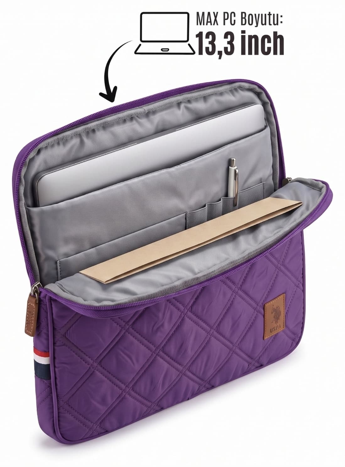 کیف تبلت زنانه U.S. Polo Assn. Macbook Air Pro 13 13.3 اینچ مدل 22476-78-81-79-80 کیف تبلت زنانه U.S. Polo Assn. Macbook Air Pro 13 13.3 اینچ مدل 22476-78-81-79-80