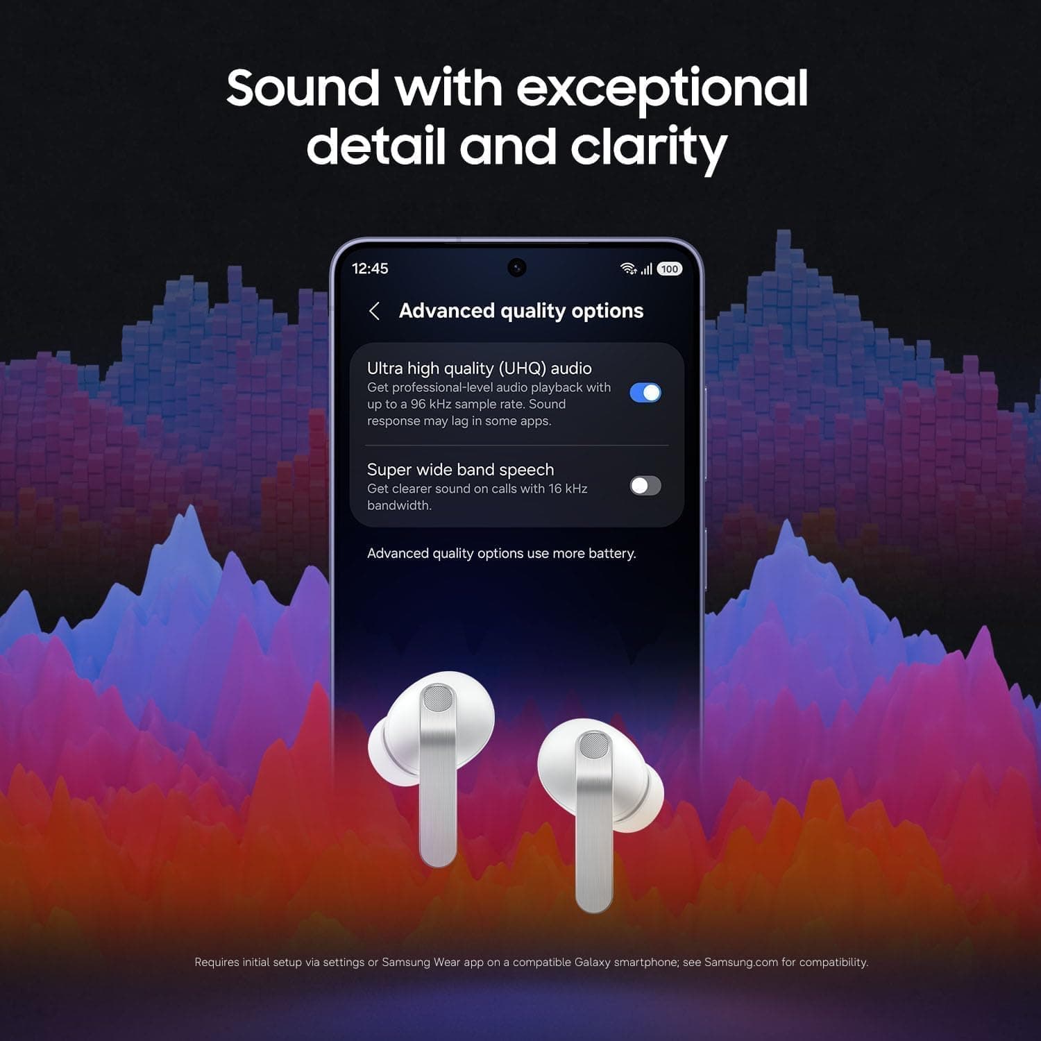 ایرفون بیسیم Samsung مدل Galaxy Buds 4 Pro سفید با حذف نویز ایرفون بیسیم Samsung مدل Galaxy Buds 4 Pro سفید با حذف نویز