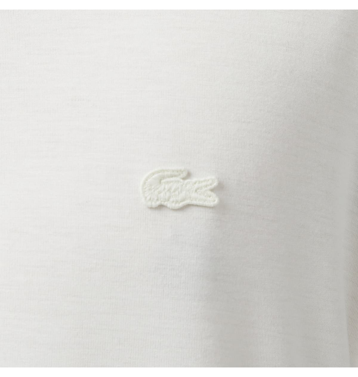 تیشرت مردانه Lacoste فیت ریلکس یقه گرد سفید تیشرت مردانه Lacoste فیت ریلکس یقه گرد سفید