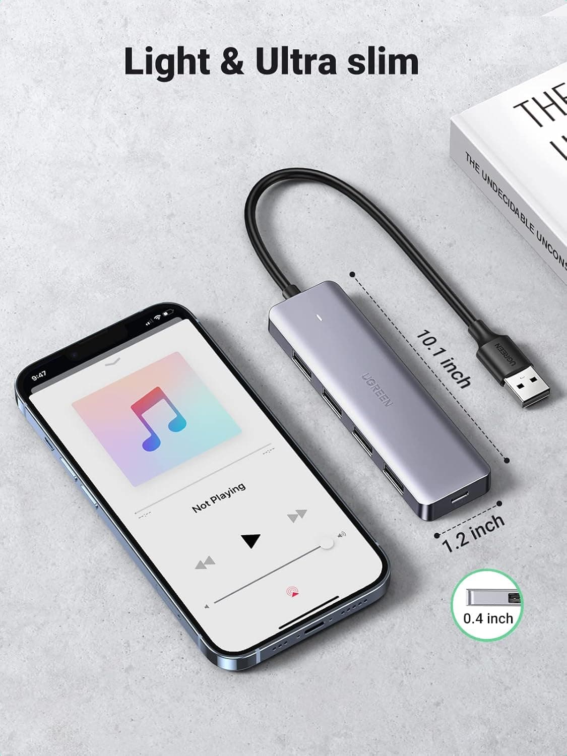 هاب USB چهارپورت UGREEN با USB 3.0 هاب USB چهارپورت UGREEN با USB 3.0