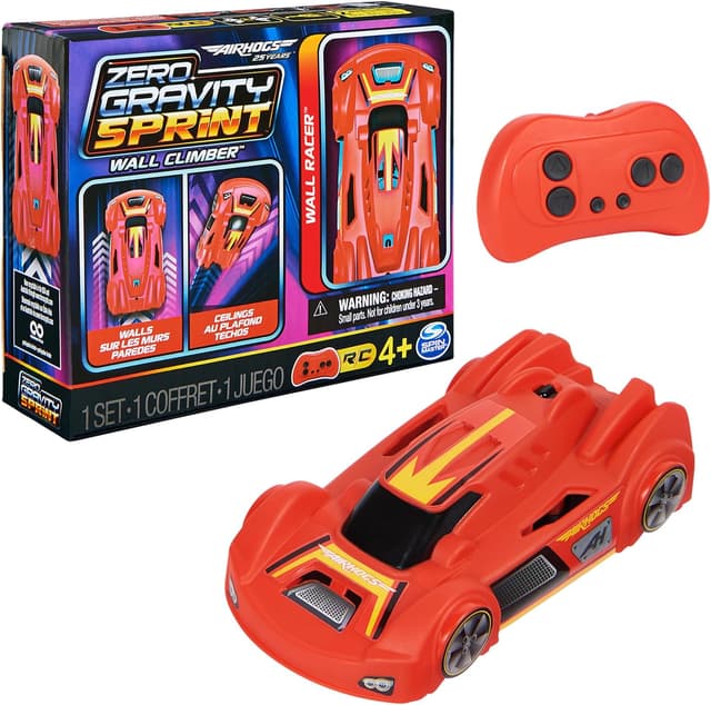 ماشین کنترلی دیوارنورد Air Hogs مدل Zero Gravity Sprint قرمز شارژی ماشین کنترلی دیوارنورد Air Hogs مدل Zero Gravity Sprint قرمز شارژی