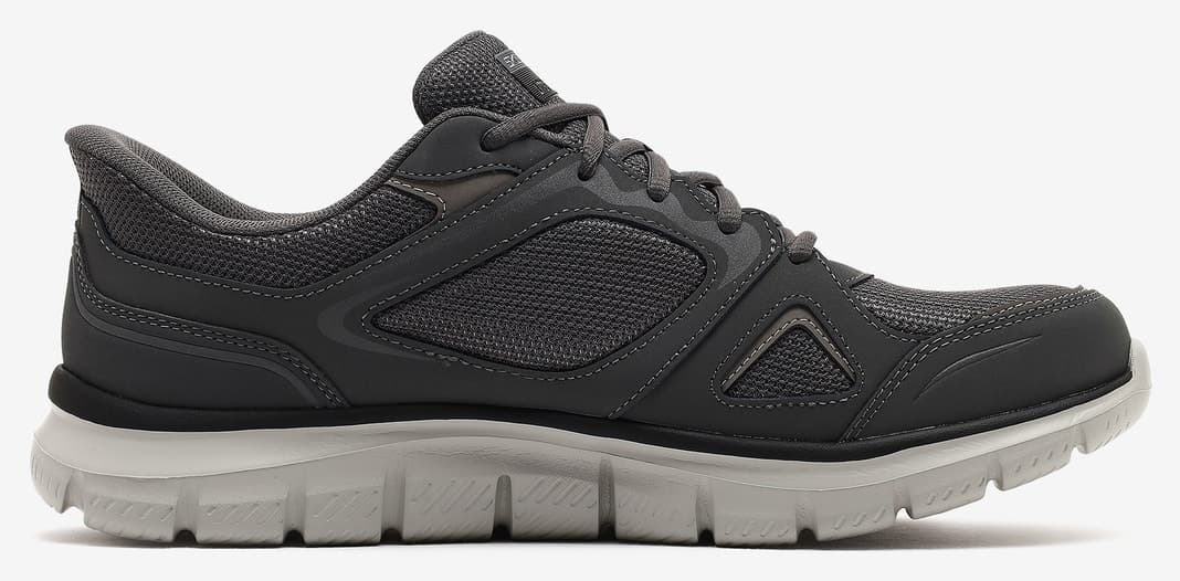کفش ورزشی مردانه Skechers خاکستری مدل TRACK EZRAL 233039TK CHAR کفش ورزشی مردانه Skechers خاکستری مدل TRACK EZRAL 233039TK CHAR