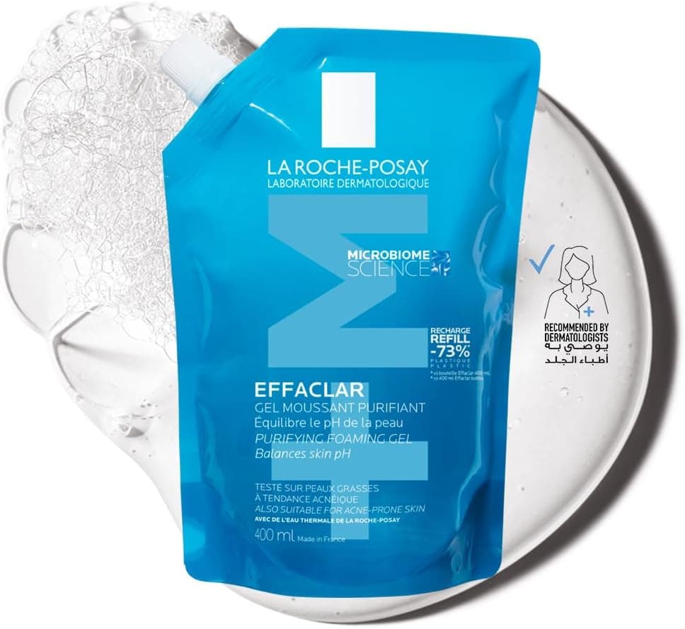 ژل شوینده فومدار صورت La Roche-Posay پاککننده ضدجوش Effaclar ژل شوینده فومدار صورت La Roche-Posay پاککننده ضدجوش Effaclar