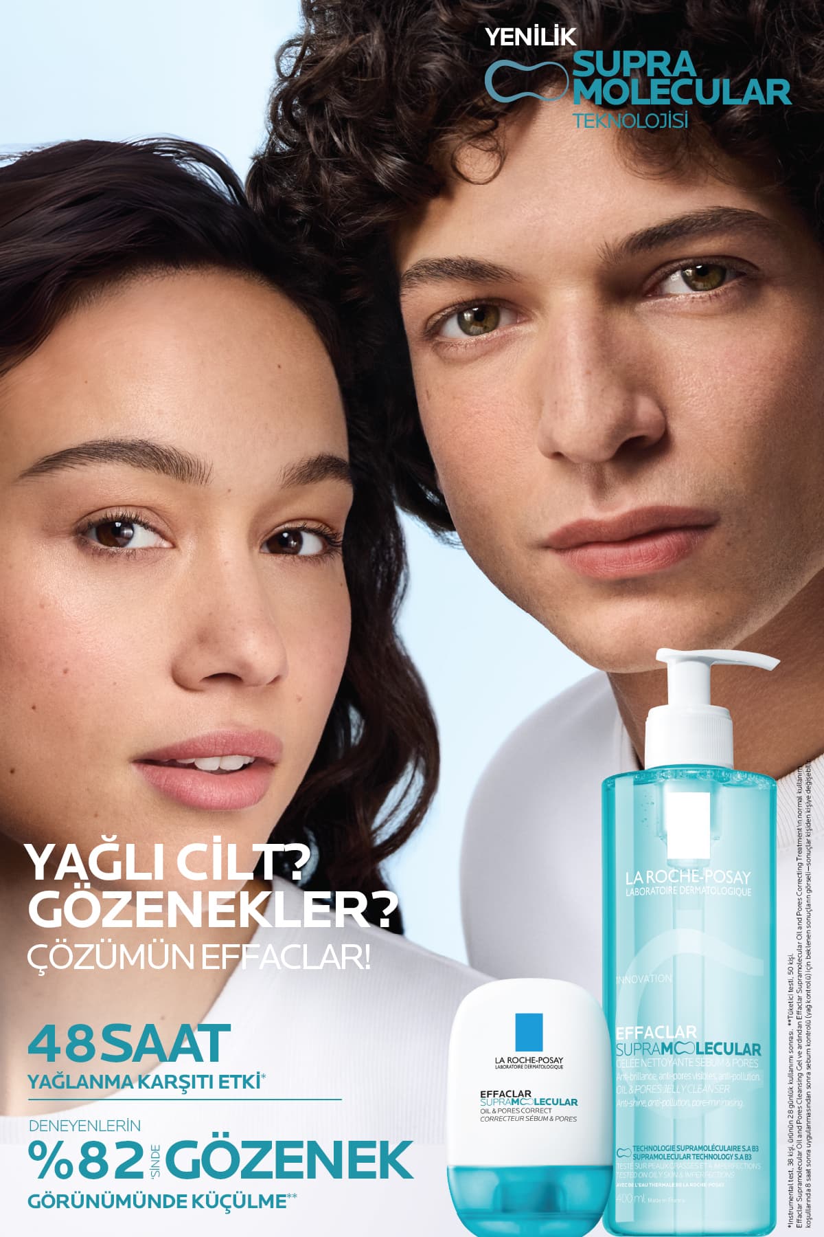 ژل شوینده صورت برای پوست مختلط و چرب La Roche Posay ضد منافذ Effaclar Supramolecular 400 ml ژل شوینده صورت برای پوست مختلط و چرب La Roche Posay ضد منافذ Effaclar Supramolecular 400 ml