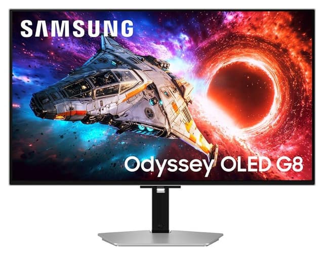 مانیتور گیمینگ Samsung Odyssey G8 ۳۲ اینچ OLED 4K 240Hz 0.03ms مدل LS32HG800SUXUF مانیتور گیمینگ Samsung Odyssey G8 ۳۲ اینچ OLED 4K 240Hz 0.03ms مدل LS32HG800SUXUF