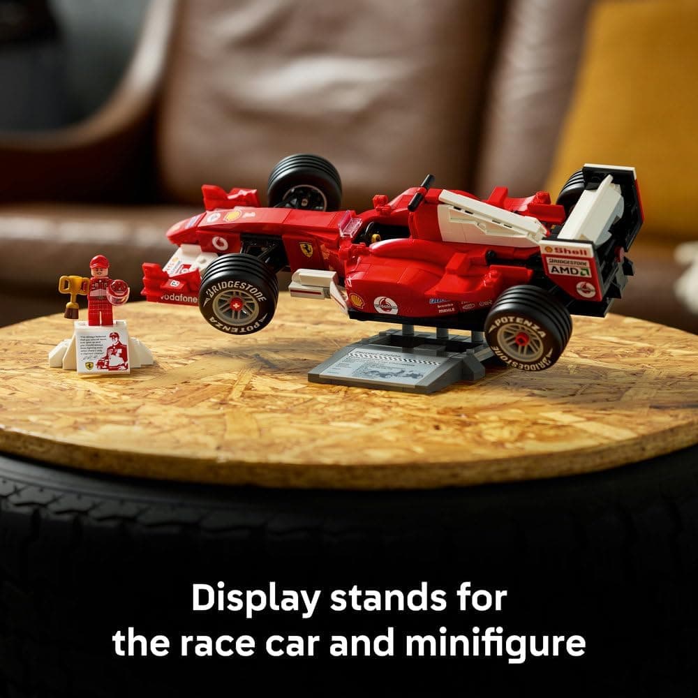 لگو Icons Ferrari F2004 و Michael Schumacher مدل 11375 لگو Icons Ferrari F2004 و Michael Schumacher مدل 11375