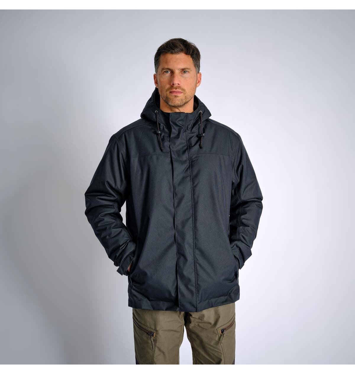 مونت مردانه Decathlon Solognac ضد آب زمستانی -10 °C مشکی مدل 100 مونت مردانه Decathlon Solognac ضد آب زمستانی -10 °C مشکی مدل 100