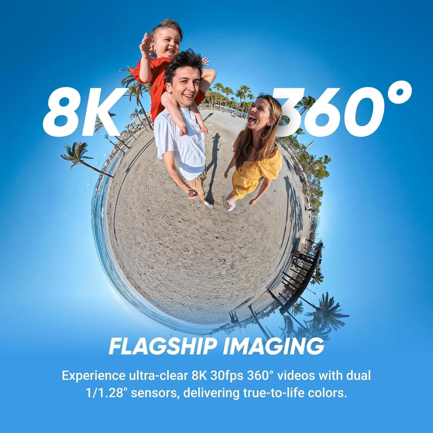 دوربین اکشن 360 درجه Insta360 با وضوح 8K بسته استاندارد مدل X5 همراه با کیف حمل لنز قابل تعویض دوربین اکشن 360 درجه Insta360 با وضوح 8K بسته استاندارد مدل X5 همراه با کیف حمل لنز قابل تعویض