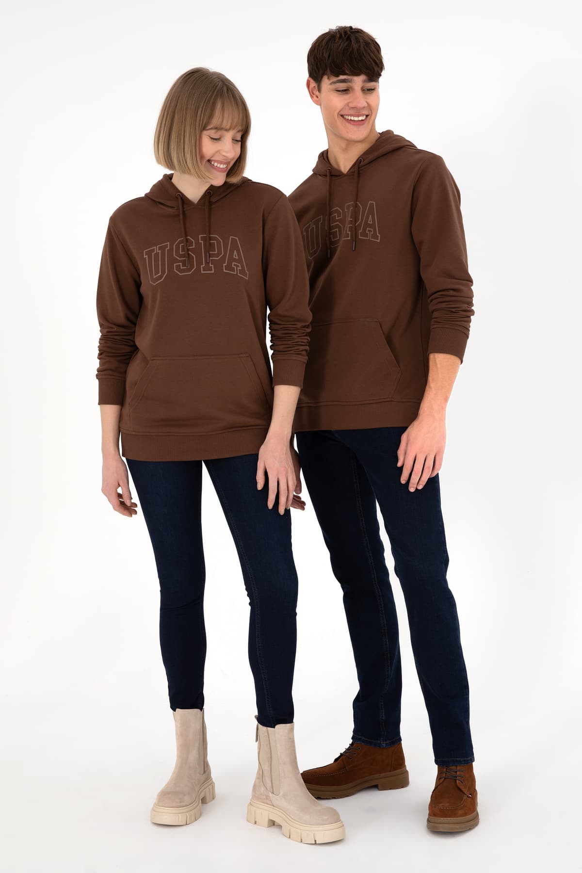 سویشرت کلاهدار مردانه U.S. Polo Assn. فیت معمولی قهوهای مدل 50295175-VR029 سویشرت کلاهدار مردانه U.S. Polo Assn. فیت معمولی قهوهای مدل 50295175-VR029