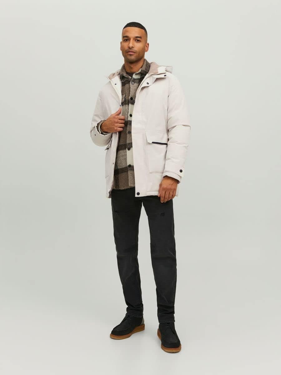 پارکا مردانه JACK & JONES مدل Jjetiko روزمره مشکی 12211896-BLACK پارکا مردانه JACK & JONES مدل Jjetiko روزمره مشکی 12211896-BLACK