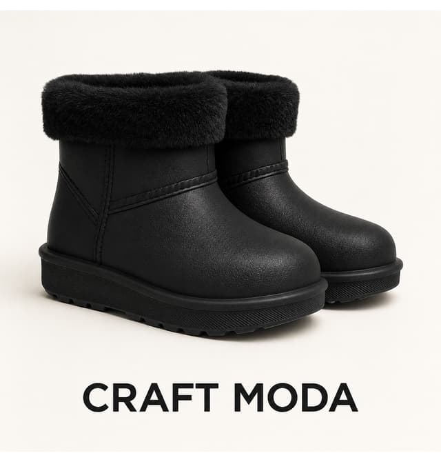 بوت کودک CRAFT MODA خزدار ضدآب مناسب برف و باران ست مادر و کودک بوت کودک CRAFT MODA خزدار ضدآب مناسب برف و باران ست مادر و کودک