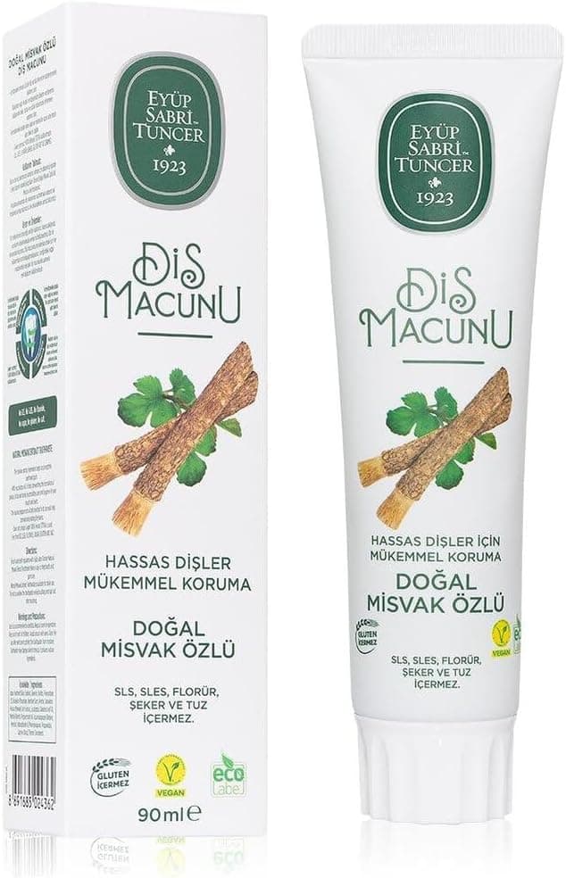 خمیردندان Eyup Sabri Tuncer با عصاره طبیعی مسواک 90ml خمیردندان Eyup Sabri Tuncer با عصاره طبیعی مسواک 90ml