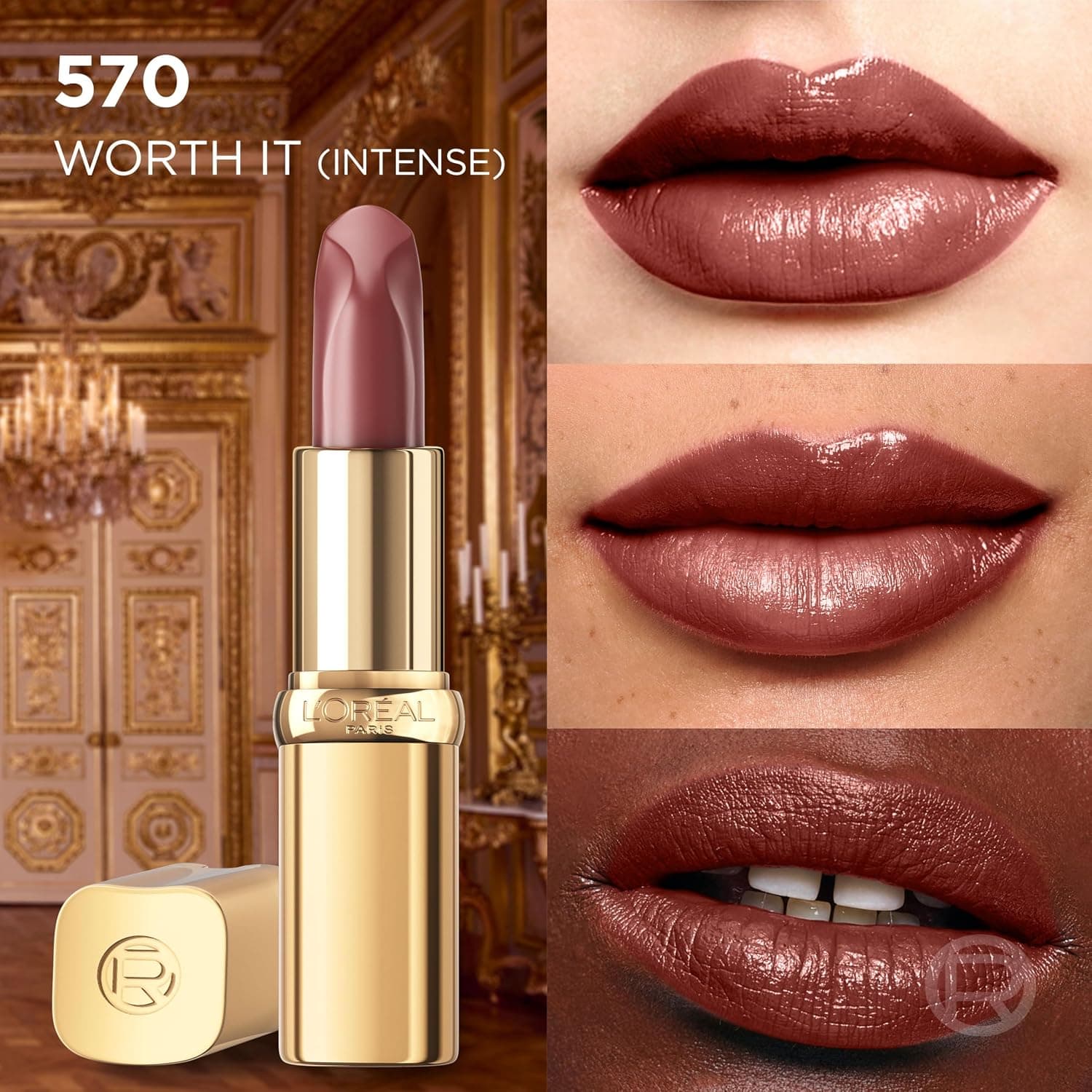 رژ لب L'Oreal Paris Color Riche ساتن مدل 570 Worth It Intense رژ لب L'Oreal Paris Color Riche ساتن مدل 570 Worth It Intense