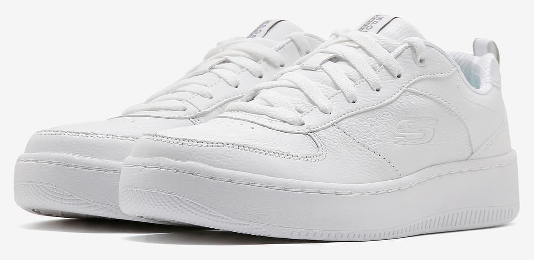 کفش اسنیکرز زنانه Skechers سفید Sport Court 92 Illustrious مدل 149763 کفش اسنیکرز زنانه Skechers سفید Sport Court 92 Illustrious مدل 149763