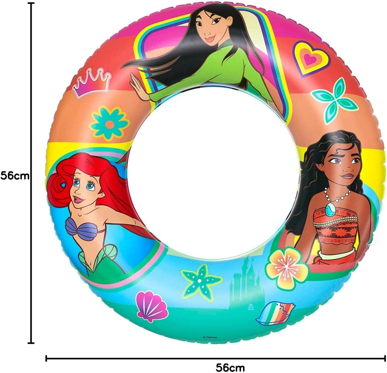 حلقه شنا Bestway Disney Princess قطر 56 cm حلقه شنا Bestway Disney Princess قطر 56 cm