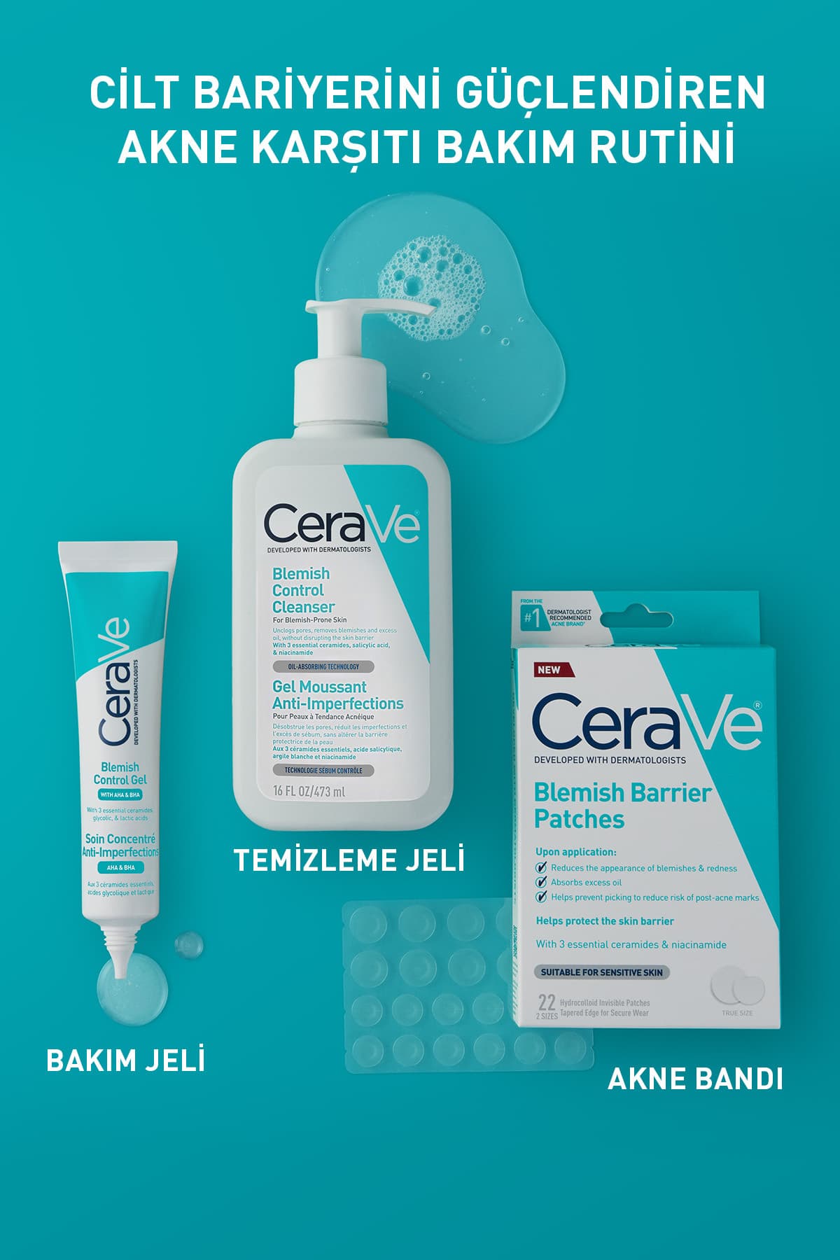 ژل شوینده صورت مناسب پوستهای چرب و مستعد آکنه CeraVe حاوی سالیسیلیک اسید 236 ml ژل شوینده صورت مناسب پوستهای چرب و مستعد آکنه CeraVe حاوی سالیسیلیک اسید 236 ml