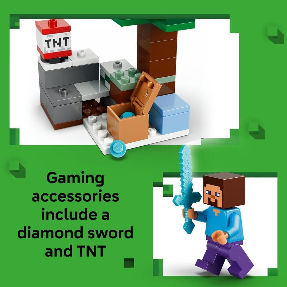 لگو Minecraft ماجراجویی Steve's Taiga مدل 21583 لگو Minecraft ماجراجویی Steve's Taiga مدل 21583