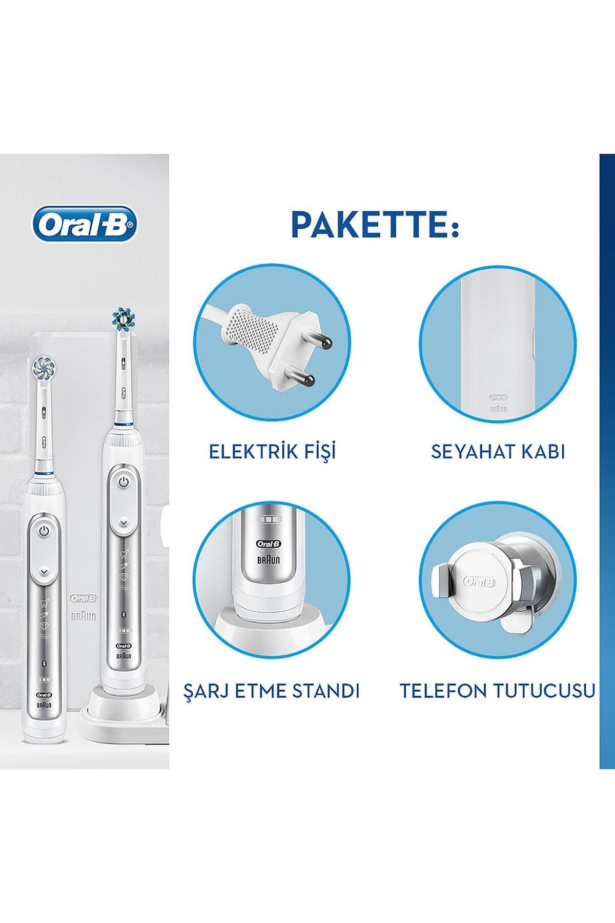 مسواک برقی شارژی Oral-B Genius Pro مدل 8900 بسته 2 عددی مسواک برقی شارژی Oral-B Genius Pro مدل 8900 بسته 2 عددی