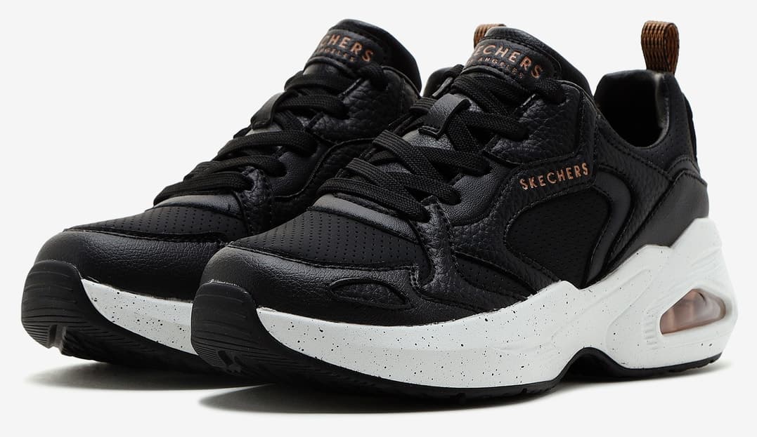 کفش اسنیکرز زنانه Skechers مشکی UNO OUT STREET FUN مدل 177052 BLK کفش اسنیکرز زنانه Skechers مشکی UNO OUT STREET FUN مدل 177052 BLK