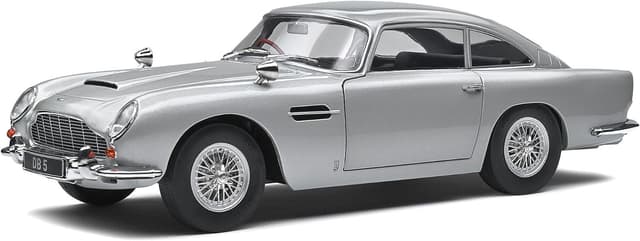 ماکت کلکسیونی خودرو solido Aston Martin DB5 سال 1964 رنگ نقرهای توس مقیاس 1:18 مدل S1807101 ماکت کلکسیونی خودرو solido Aston Martin DB5 سال 1964 رنگ نقرهای توس مقیاس 1:18 مدل S1807101