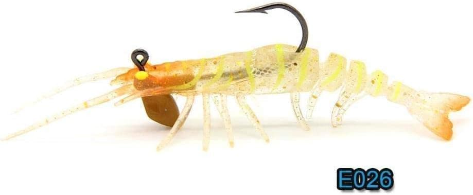 طعمه سیلیکونی میگو Pandora Caridina 7,6cm 6,5gr مدل E005 طعمه سیلیکونی میگو Pandora Caridina 7,6cm 6,5gr مدل E005