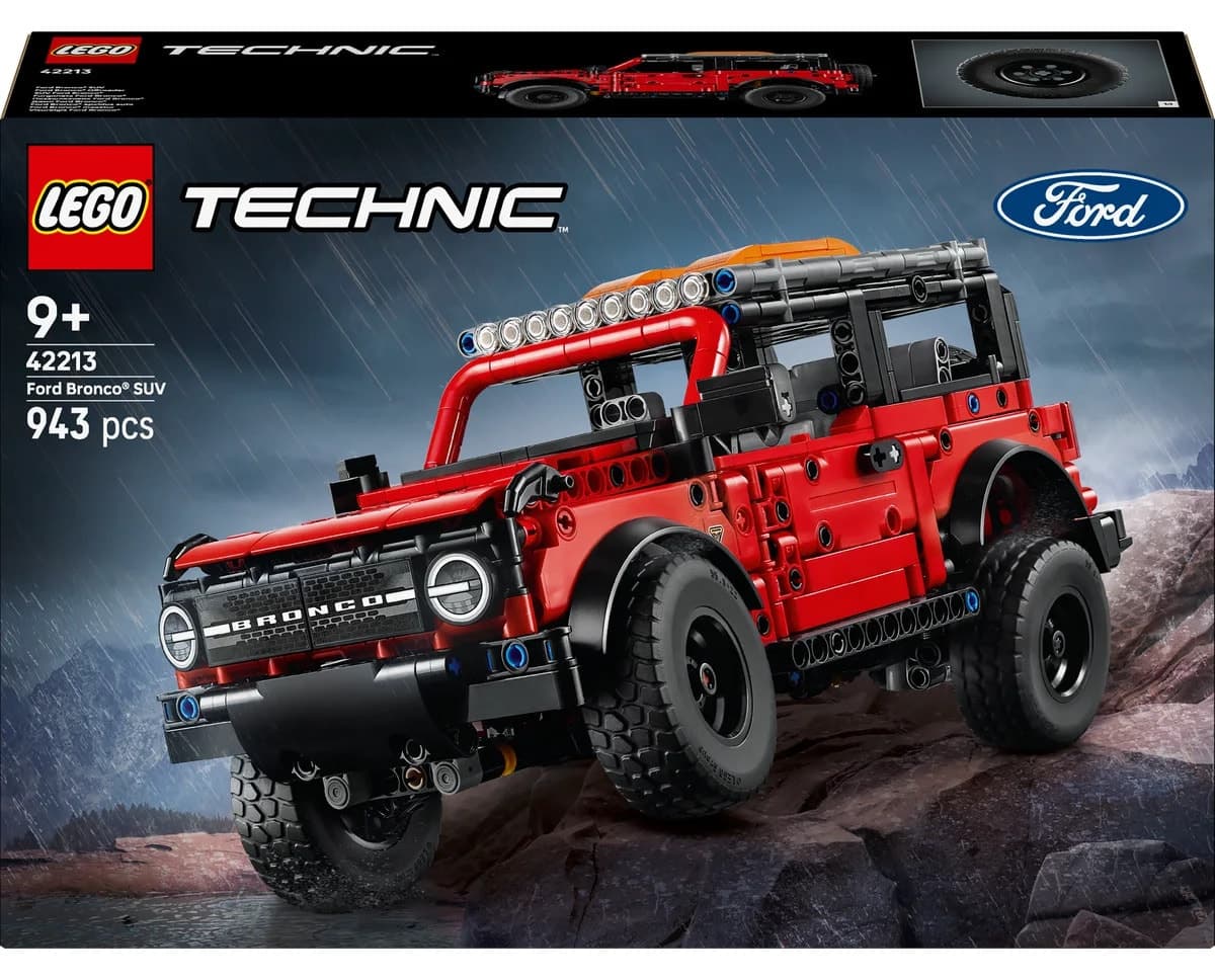 لگو Technic مدل Ford Bronco SUV 42213 با 943 قطعه لگو Technic مدل Ford Bronco SUV 42213 با 943 قطعه