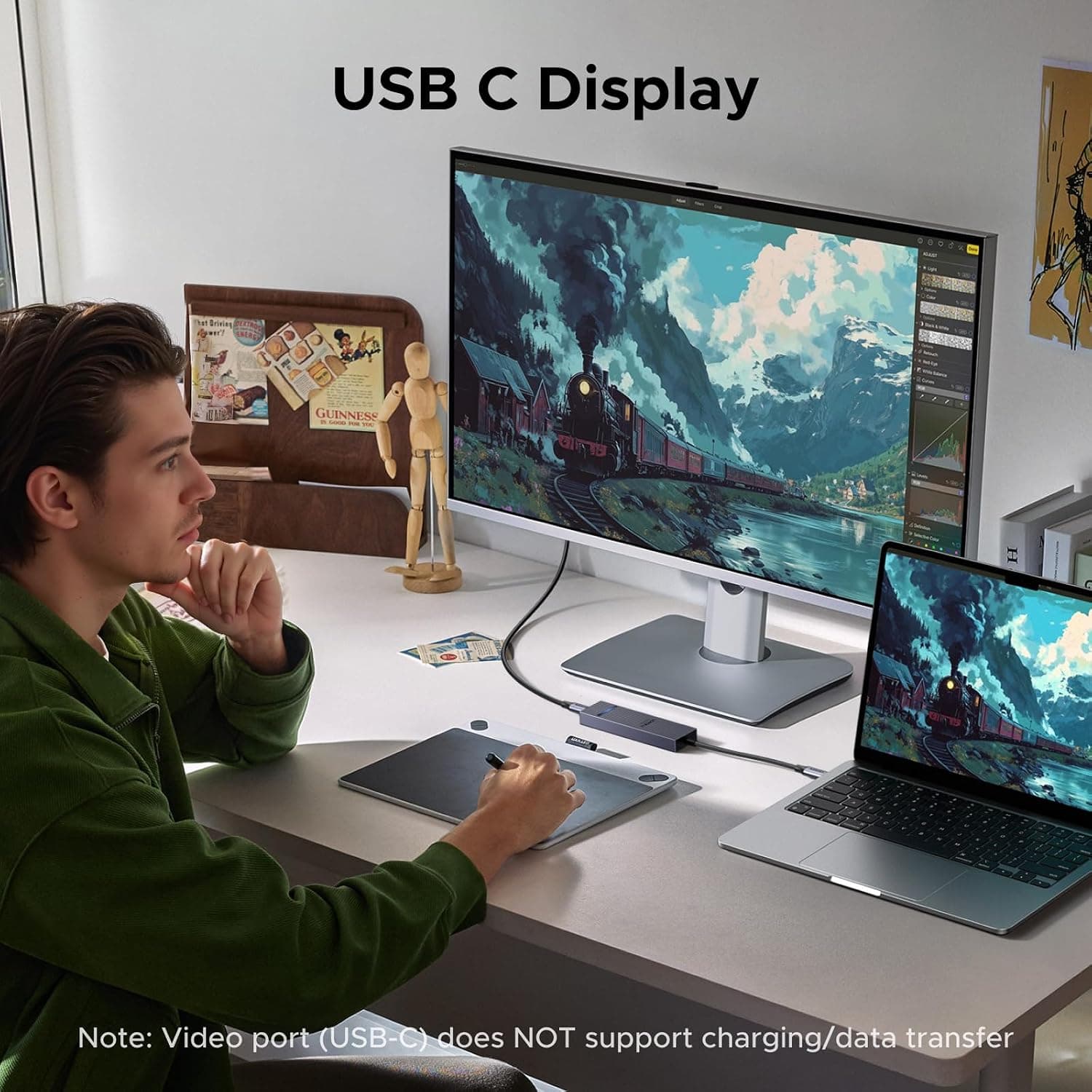هاب USB C ششکاره UGREEN با تصویر 4K، انتقال داده 10Gbps و شارژ 100W PD هاب USB C ششکاره UGREEN با تصویر 4K، انتقال داده 10Gbps و شارژ 100W PD
