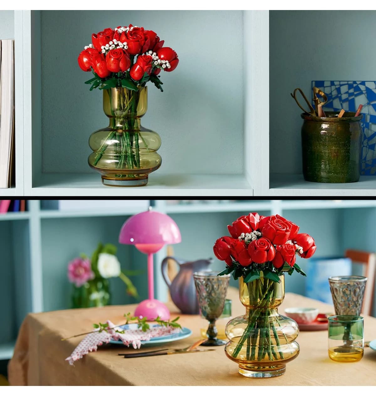 لگو Botanicals دستهگل رز برای بزرگسالان مدل 10328 (822 قطعه) لگو Botanicals دستهگل رز برای بزرگسالان مدل 10328 (822 قطعه)