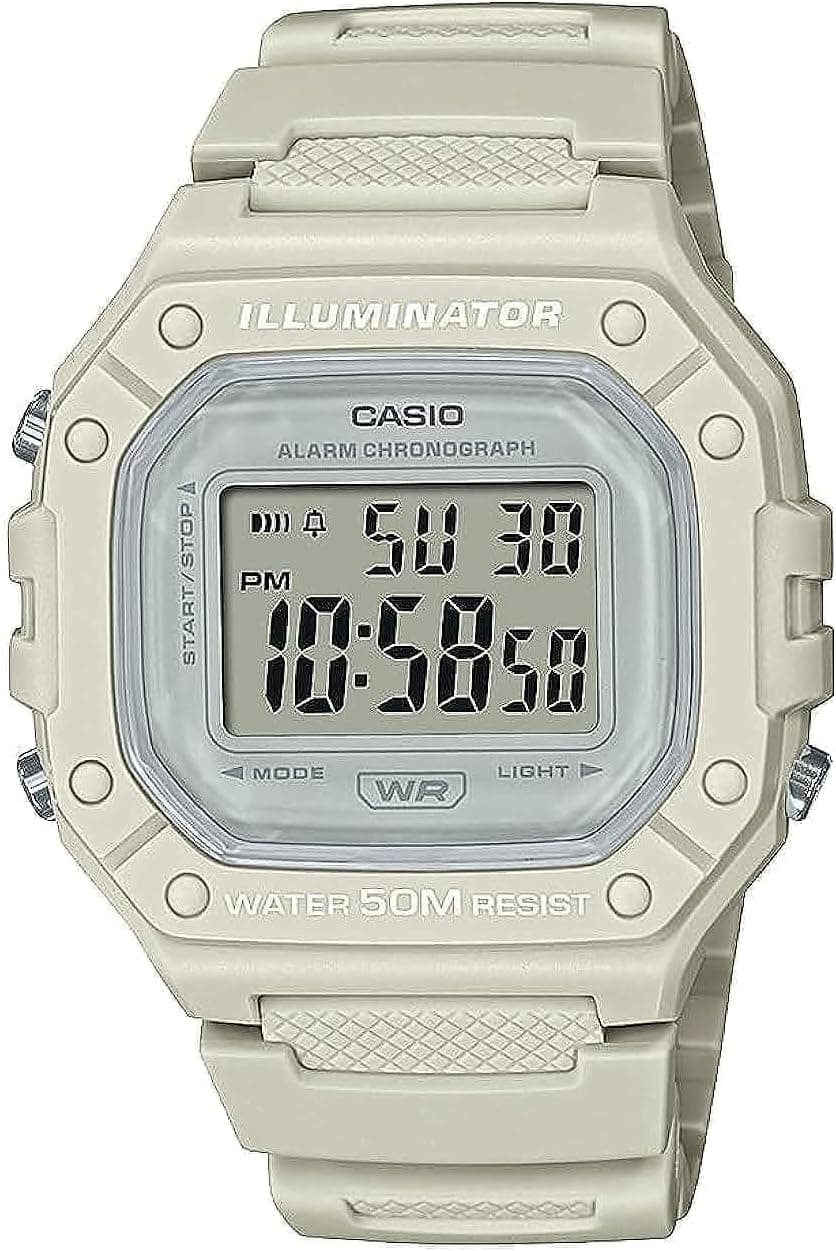 ساعت دیجیتال مردانه Casio ضدآب 50 متری کرنومتر مدل W218H ساعت دیجیتال مردانه Casio ضدآب 50 متری کرنومتر مدل W218H