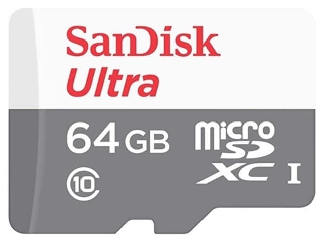 کارت حافظه Micro SD Sandisk Ultra ظرفیت 64 GB سرعت 100 MB/s UHS-I Class 10 مدل SDSQUNR-064G-GN3MN کارت حافظه Micro SD Sandisk Ultra ظرفیت 64 GB سرعت 100 MB/s UHS-I Class 10 مدل SDSQUNR-064G-GN3MN