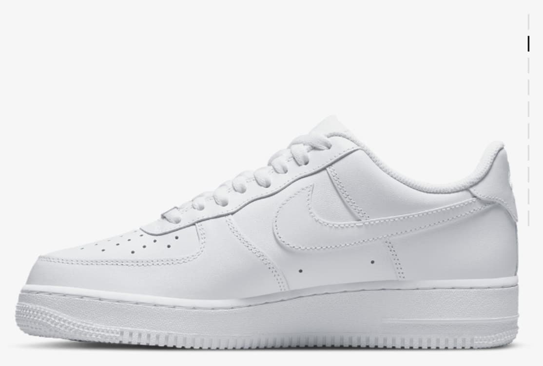 کفش اسنیکر زنانه Nike سفید Air Force 1’07 کفش اسنیکر زنانه Nike سفید Air Force 1’07