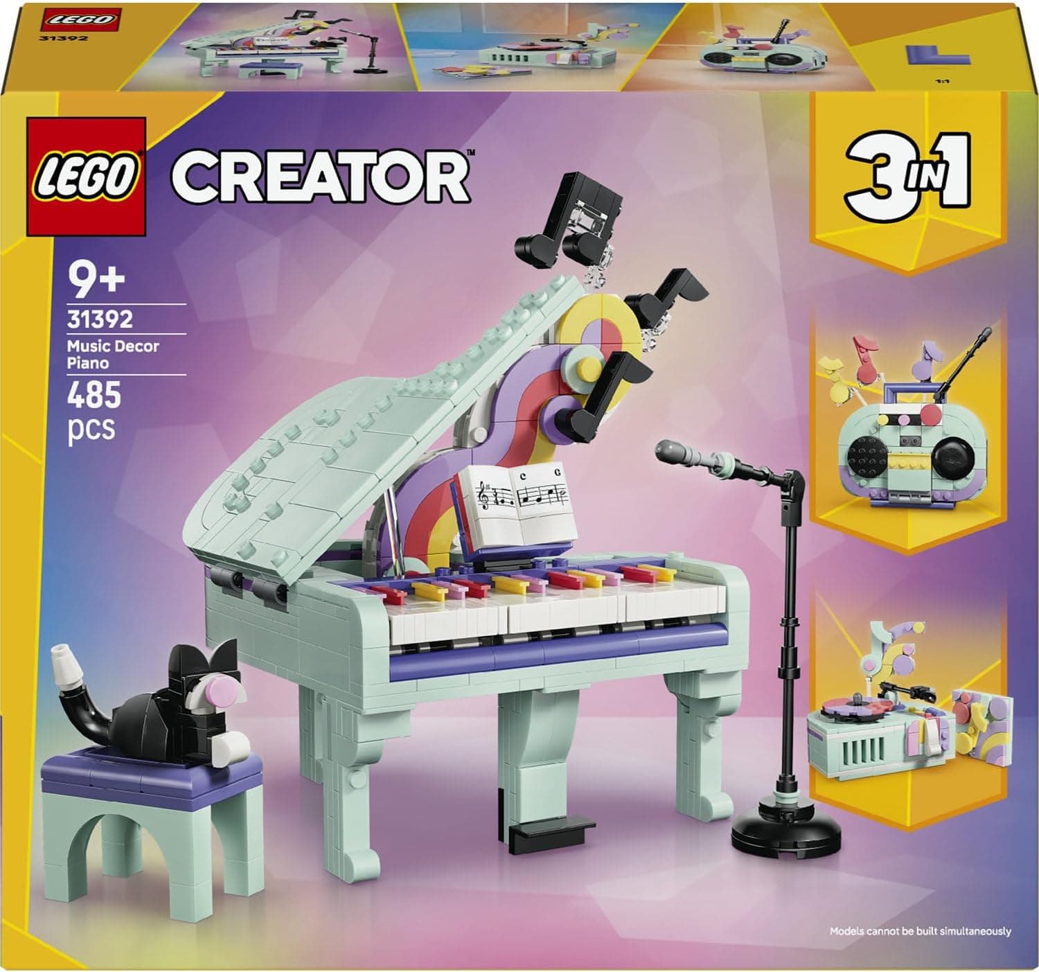 لگو Creator بازی ساختنی پیانو موزیکال گربه تزئینی سه در یک مدل 31392 لگو Creator بازی ساختنی پیانو موزیکال گربه تزئینی سه در یک مدل 31392