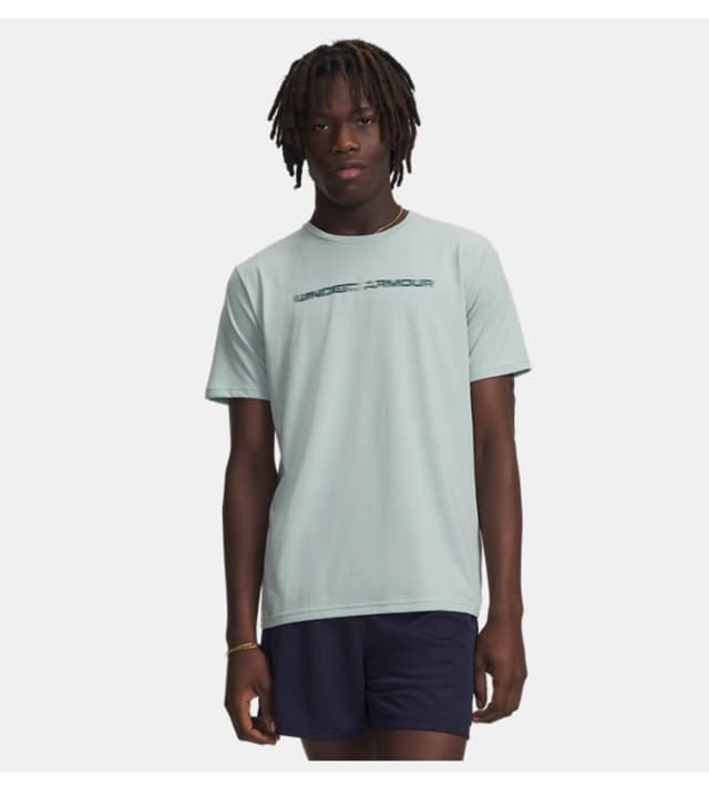 تیشرت مردانه Under Armour آستین کوتاه UA Blur Wordmark مدل 6009248-477 تیشرت مردانه Under Armour آستین کوتاه UA Blur Wordmark مدل 6009248-477