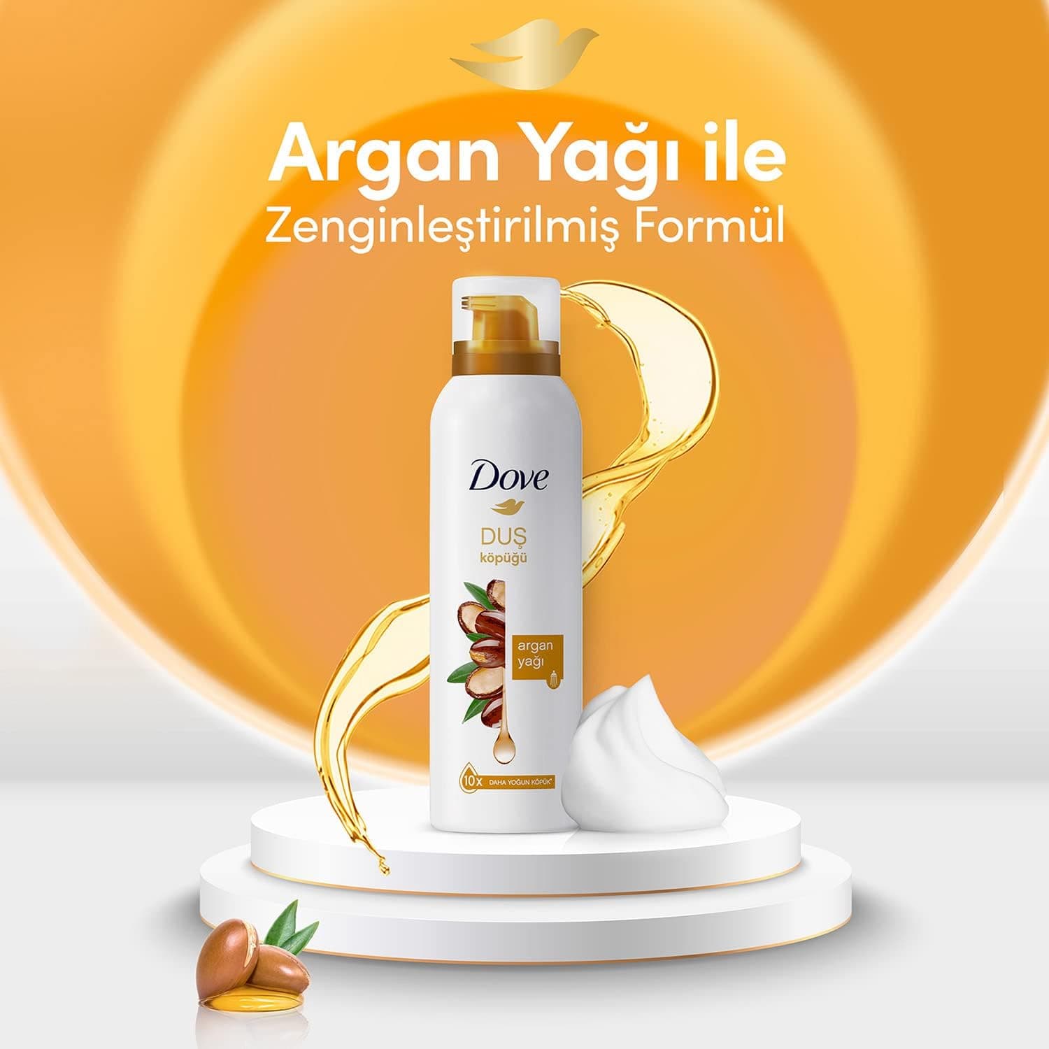 فوم دوش Dove با فرمول کرمی و کف 10 برابر غلیظتر سفید 200 ml فوم دوش Dove با فرمول کرمی و کف 10 برابر غلیظتر سفید 200 ml