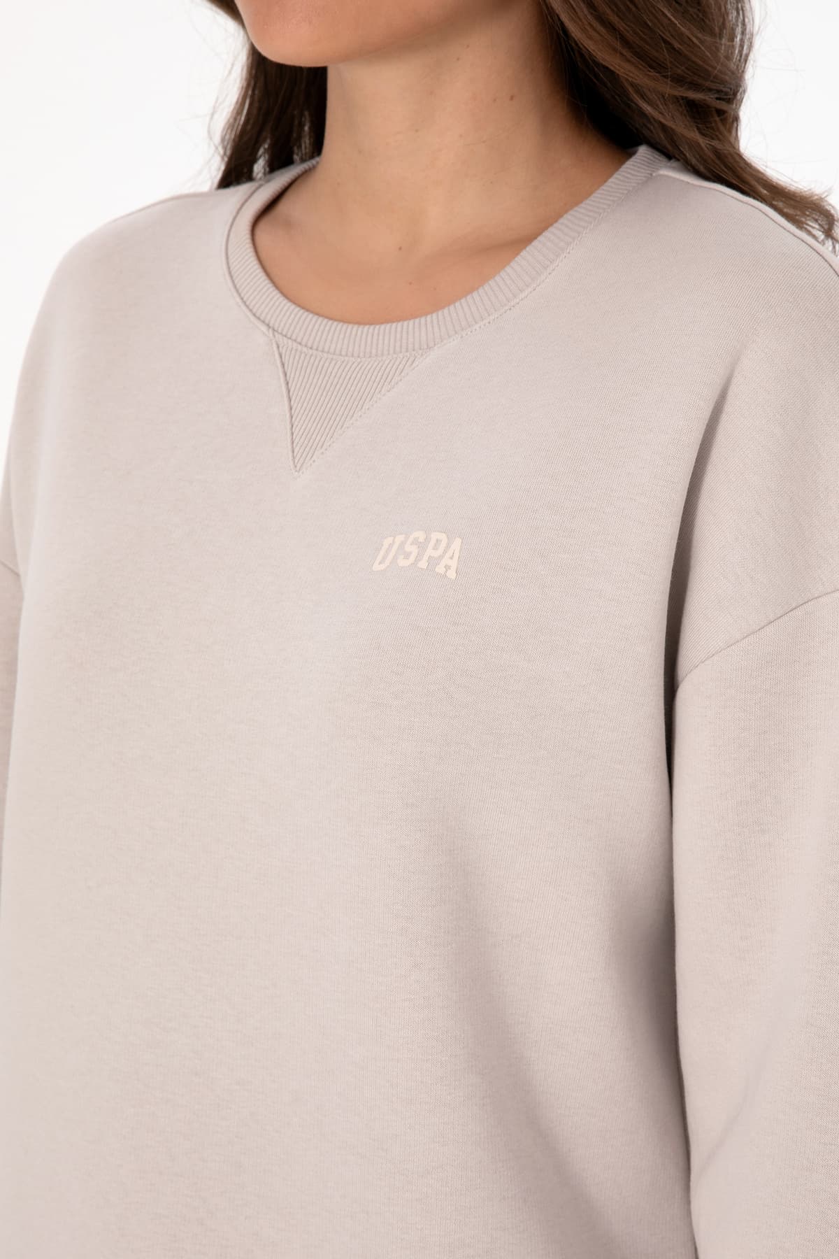 سوئیشرت زنانه U.S. Polo Assn. یقه گرد بیسیک شاردون سنگشور مدل 50313586-VR049 سوئیشرت زنانه U.S. Polo Assn. یقه گرد بیسیک شاردون سنگشور مدل 50313586-VR049