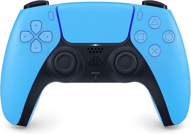 دسته بازی بیسیم PlayStation 5 DualSense رنگ آبی یخی دسته بازی بیسیم PlayStation 5 DualSense رنگ آبی یخی