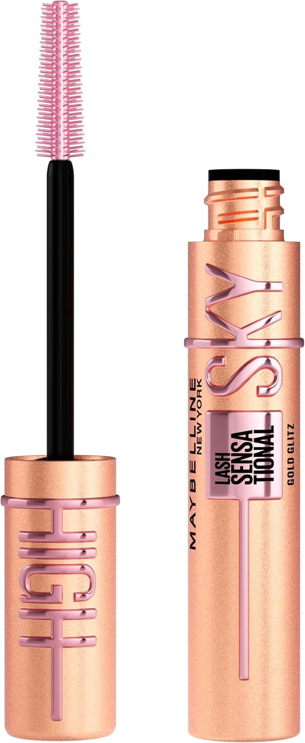 ریمل MAYBELLINE مدل Lash Sensational Sky High Gold Glitz ریمل MAYBELLINE مدل Lash Sensational Sky High Gold Glitz