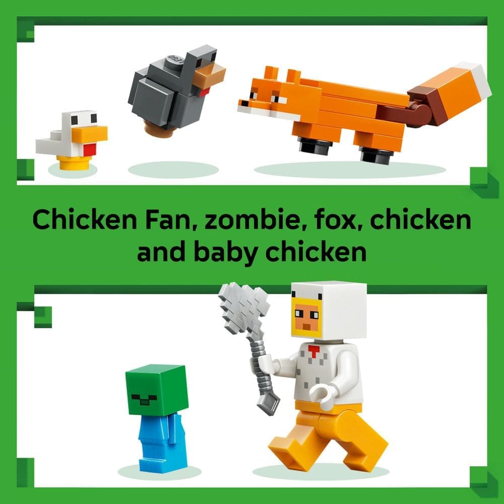 لگو Minecraft مدل Chicken Farm 21585 لگو Minecraft مدل Chicken Farm 21585