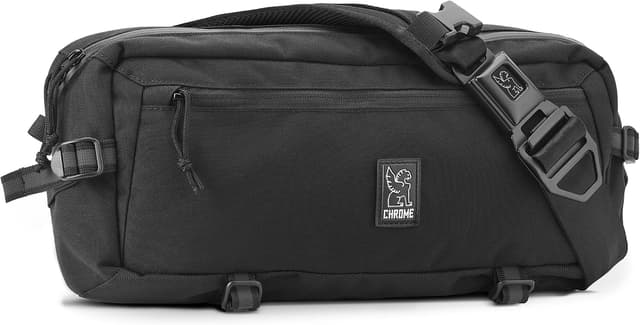 کیف دوشی بزرگسال CHROME نایلونی مشکی مدل Kadet 9 Liter کیف دوشی بزرگسال CHROME نایلونی مشکی مدل Kadet 9 Liter