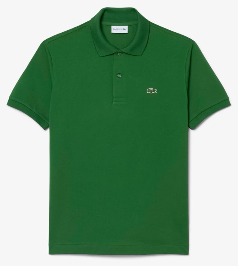 پولو مردانه Lacoste فیت کلاسیک سبز مدل L.12.12 پولو مردانه Lacoste فیت کلاسیک سبز مدل L.12.12